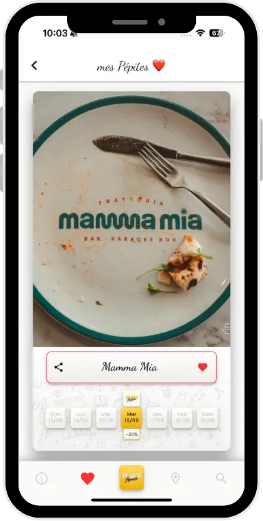 Profite d'un avantage