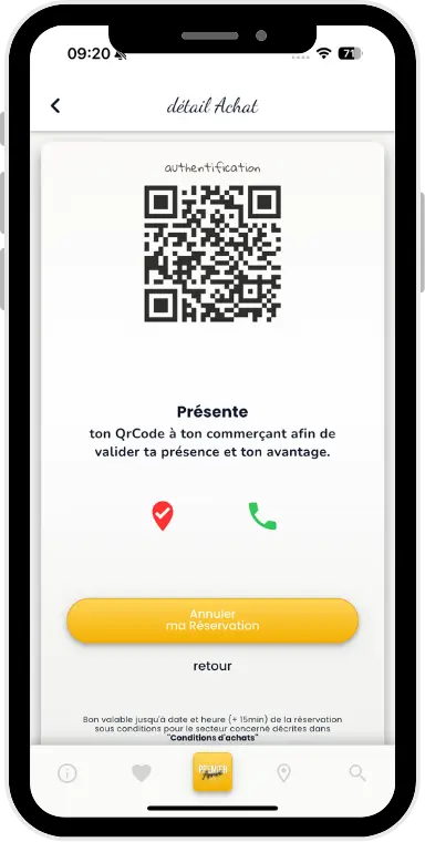 Présente ton QR code