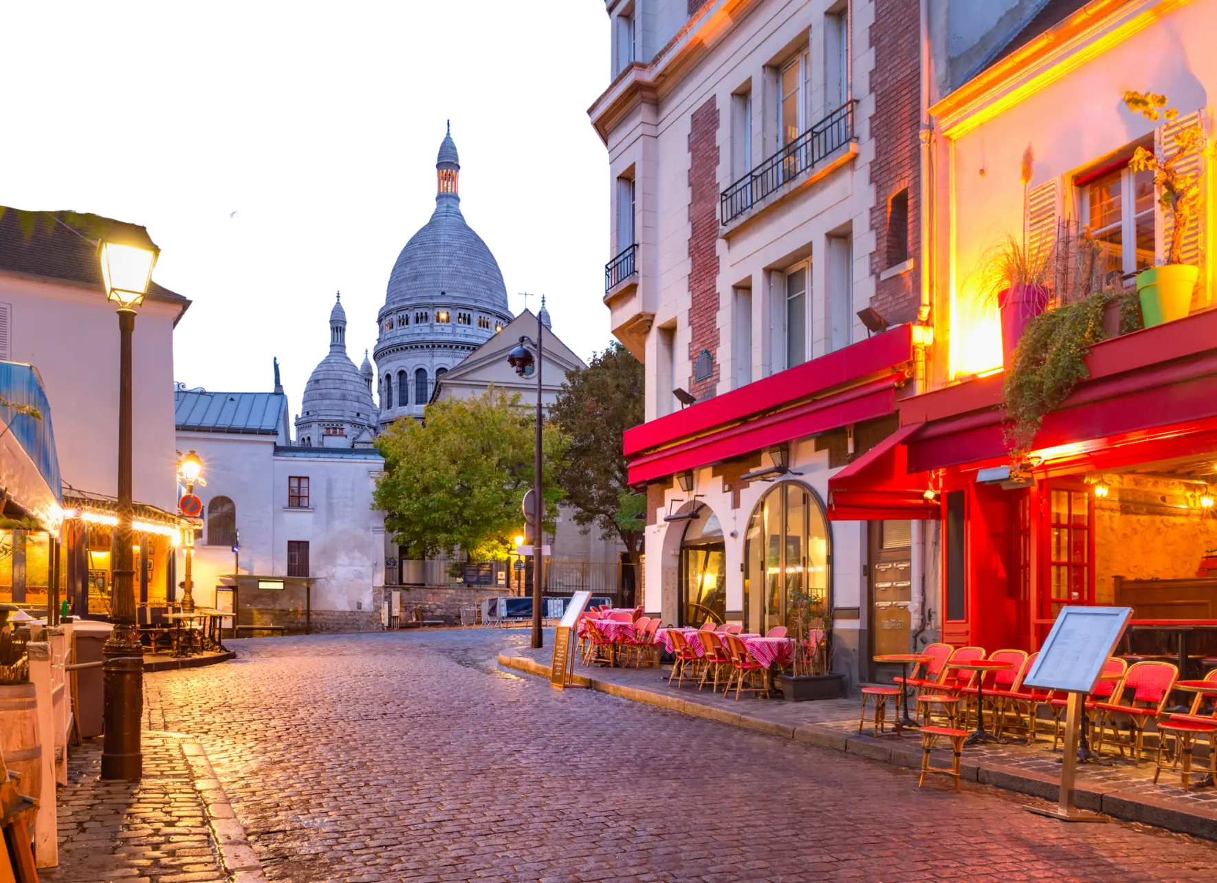 Rue commerçante de Montmartre