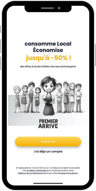 Écran Premier Arrivé